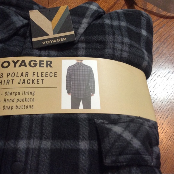 Men’s VOYAGER Polar Fleece Shirt Jacket - Picture 2 of 12